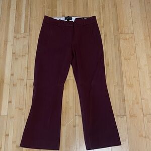 J. Crew Deep Red Trousers